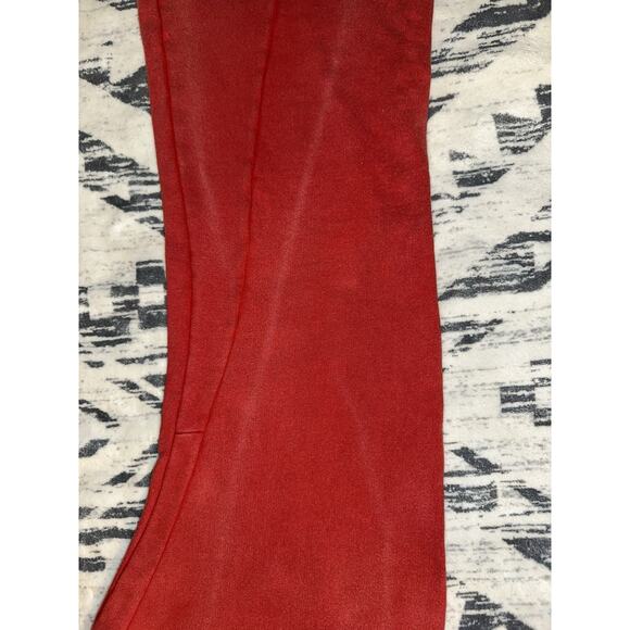 MNML Men's Red Acid Wash Flare Sweatpants SZ Small 30 Stretch Waist 29 Inseam - Picture 11 of 12